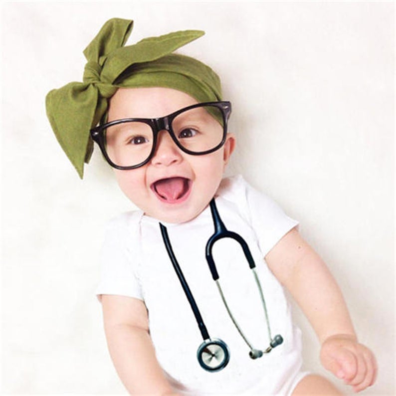 Stethoscope Baby Bodysuit Funny Baby Clothes Baby Nurse