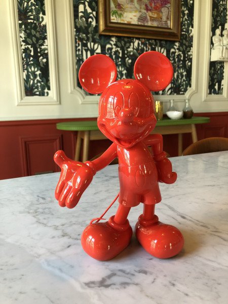 Welcome Mickey Sculpture Lacquered