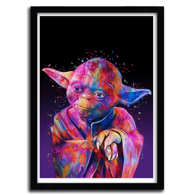 Yoda Print by Alessandro Pautasso