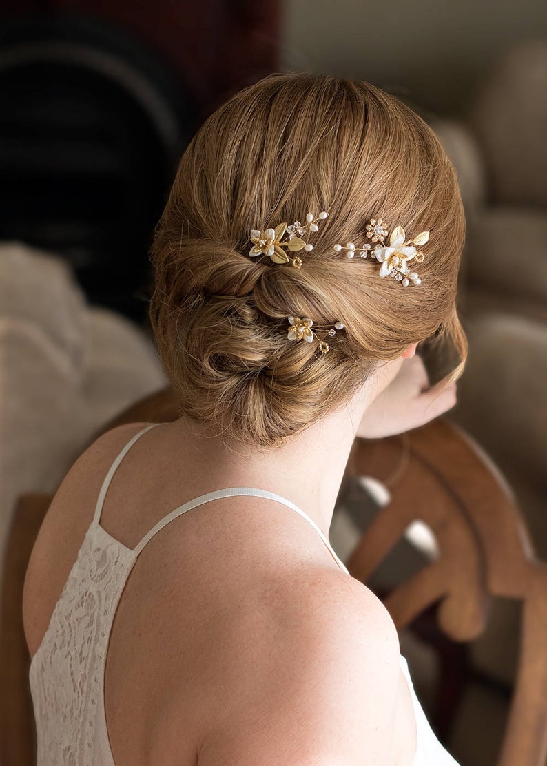 Bridal Headpiece Bridal Hair pins Bridal Hair Jewelry