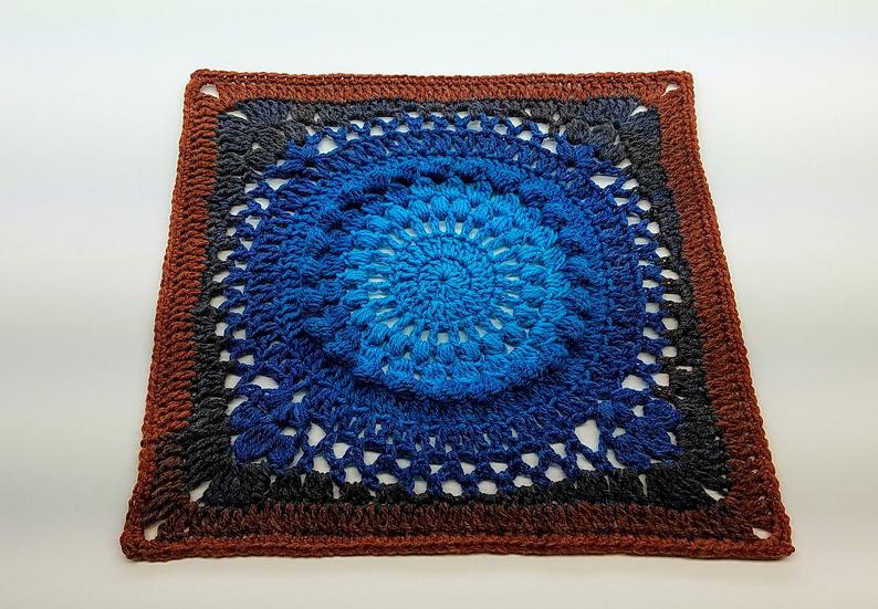 Crochet Galaxy Granny Square Pattern DIGITAL DOWNLOAD ONLY