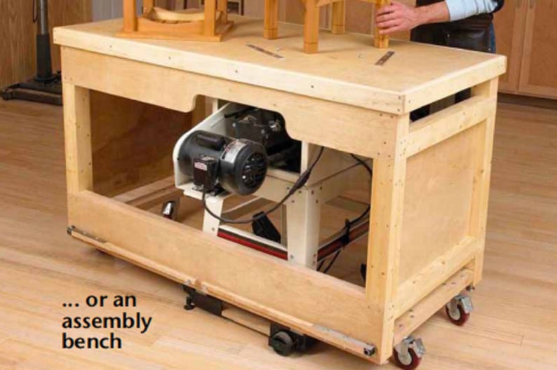 DIY Tablesaw Workbench / Outfeed Table Woodworking Plans