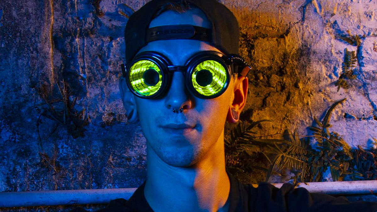 GloFX Pixel Pro Infinite Portal Goggles