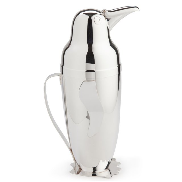 Napier Silver-Plated Penguin Cocktail Shaker