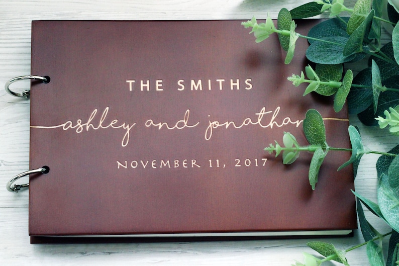 Rustic Guest book Wedding Guest Book Wood GuestBook Wedding