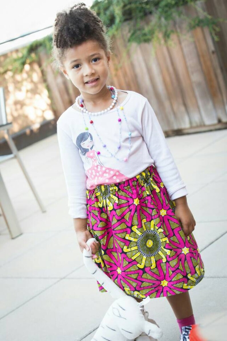 Toddler gift Toddler skirts African clothing African