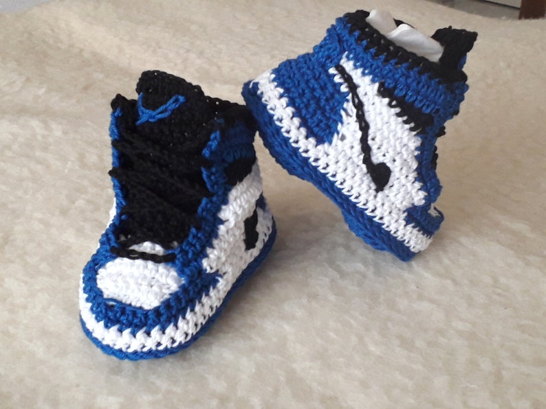 Crochet jordan shoes  baby shoes handmade