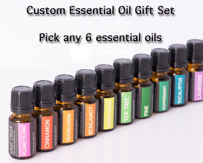 Essential Oil Set  Self Care Kit  Anxiety Relief  Essential