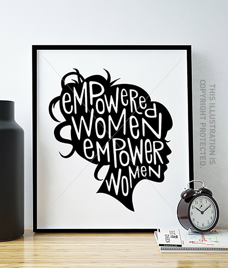 Feminist Art Print/ Feminist Quote / Girl Boss / Empowered