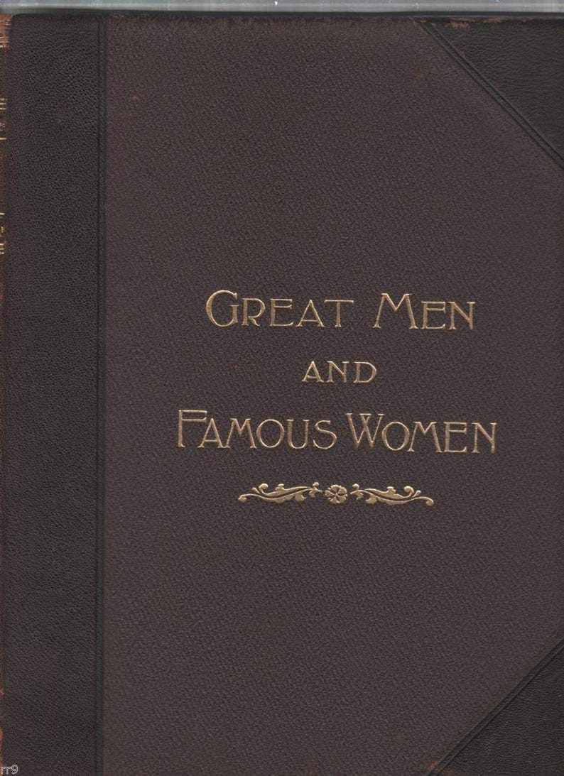 Great Men And Famous Women Books 1894 Books Vol.VII and