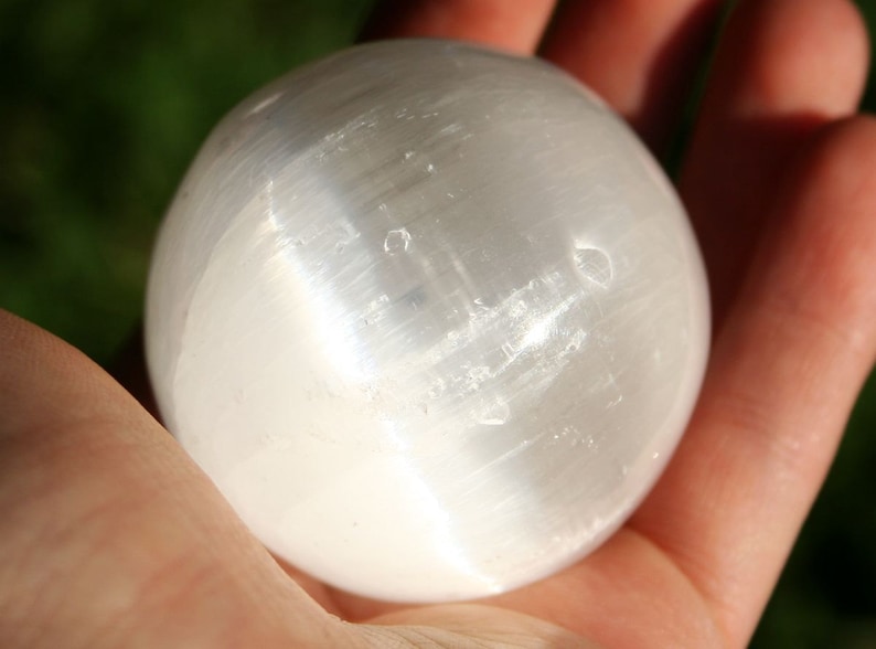 Selenite Sphere Crystal Ball