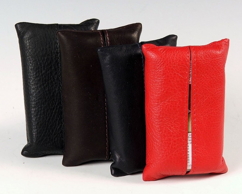 Soft leather tissue case