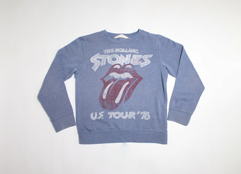 The Rolling Stones kids swearshirt US Tour 1978 English rock