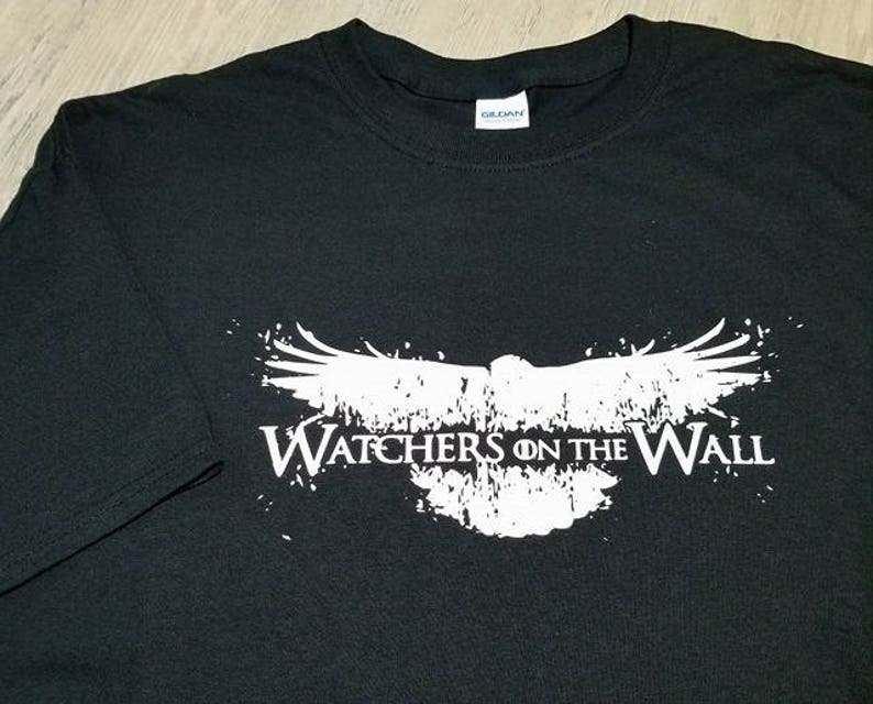 Game Of Thrones T shirt  Watchers On The Wall  Game Of