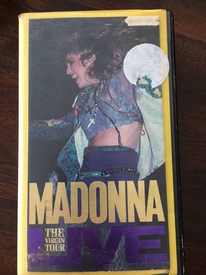 Madonna The Virgin Tour VHS  Video Hard Shell Movie