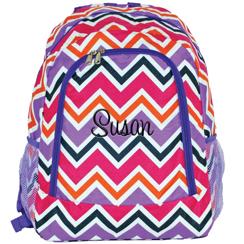 Personalized Backpack   School Backpack  Rainbow Backpack