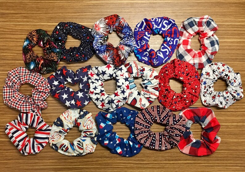 Scrunchies  Americana/USA/4th of July