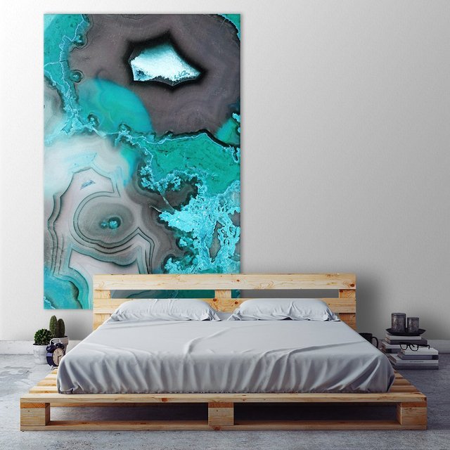Turquoise Giant Canvas Print