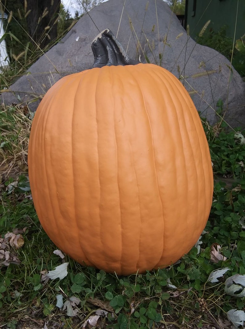 Artificial Pumpkins 14 inch Tall 35 inch round.