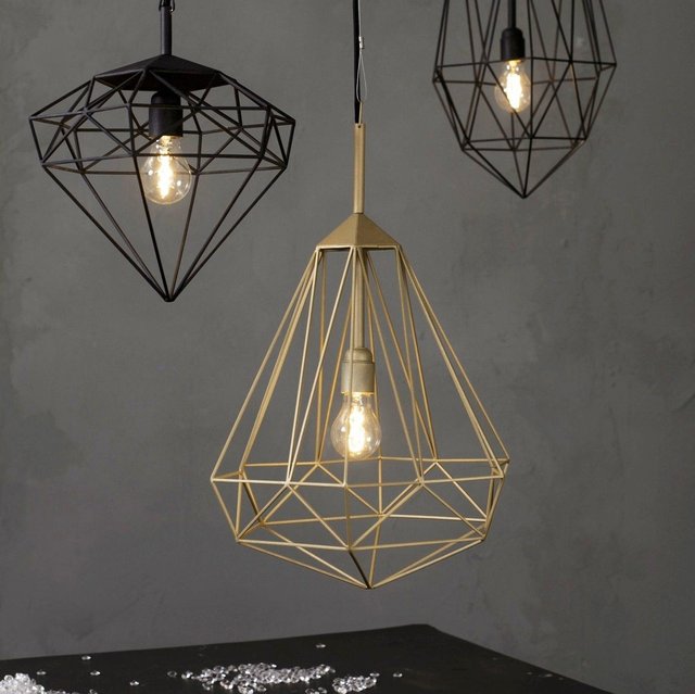 Diamond Pendant Lamps by JSPR