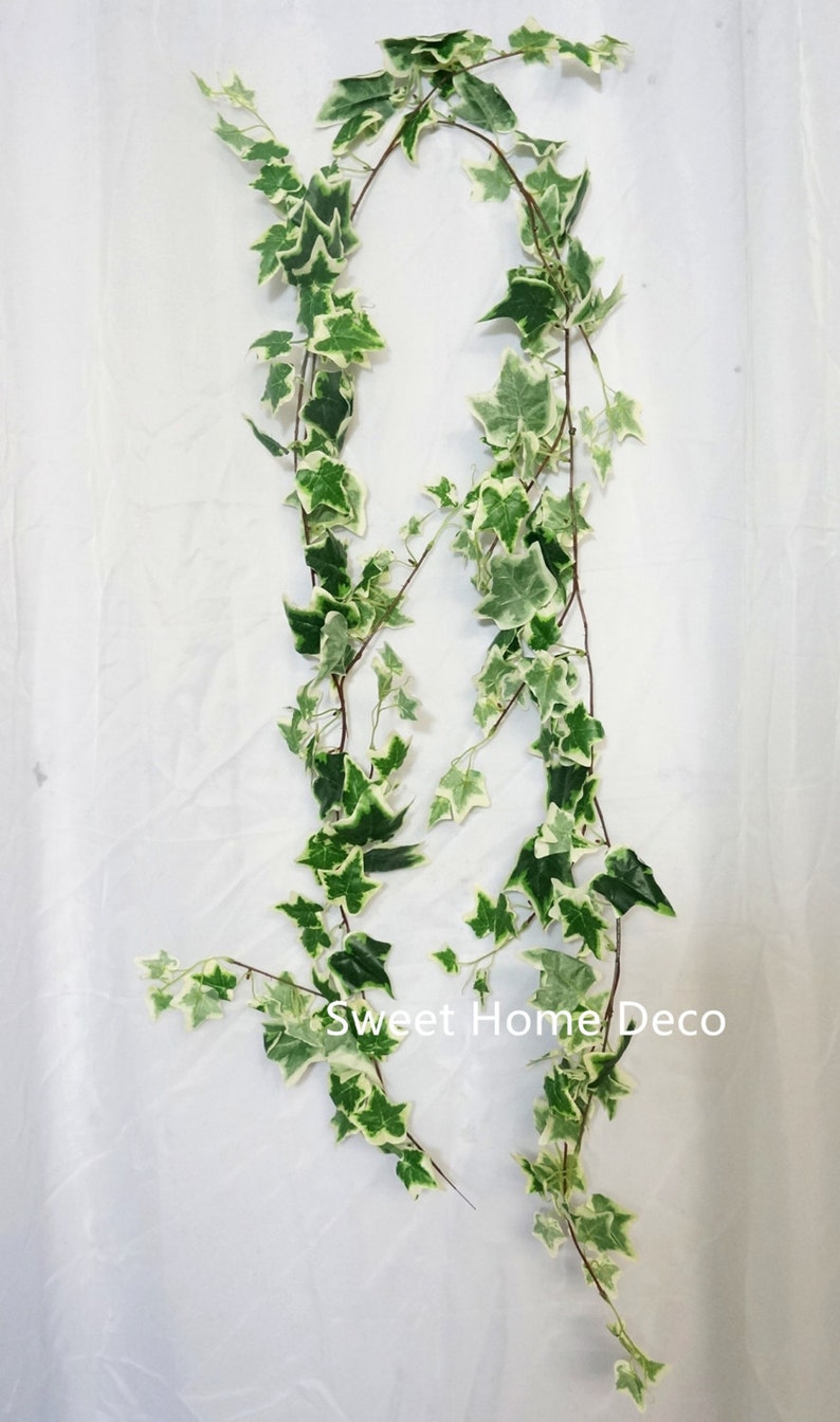 JennysFloweShop 6’L Silk Ivy Artificial Garland Greener