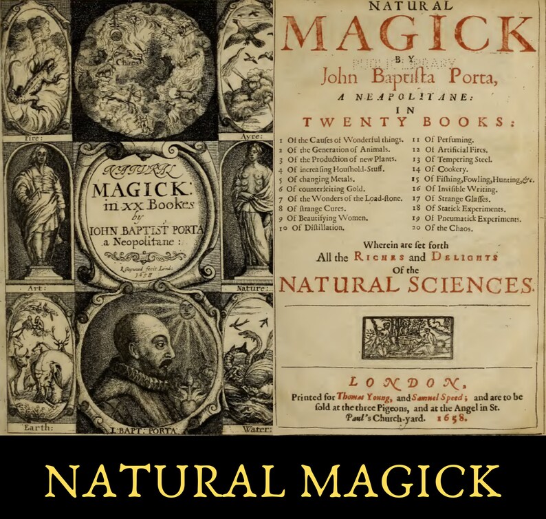 Natural Magick Magiae naturalis By John Baptista Porta PDF