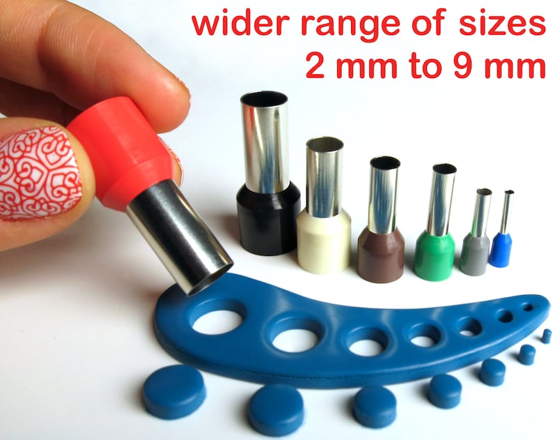 Polymer clay mini circle cutters set kemper style no seams