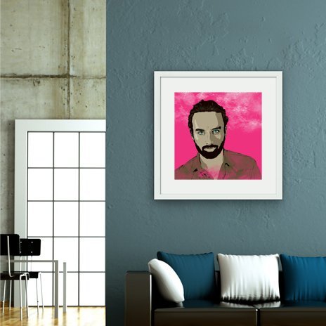 Rick Grimes, Fine Art Print by Craniodsgn