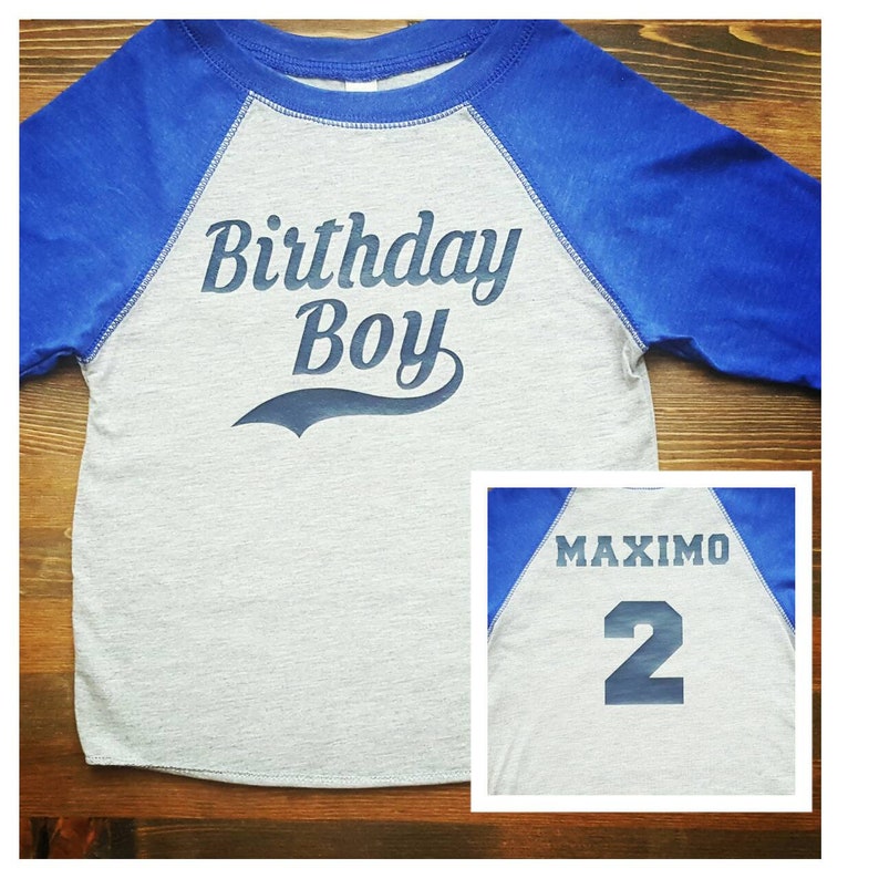 Birthday Boy Shirt  Baseball Birthday Shirt  Baseball 2nd