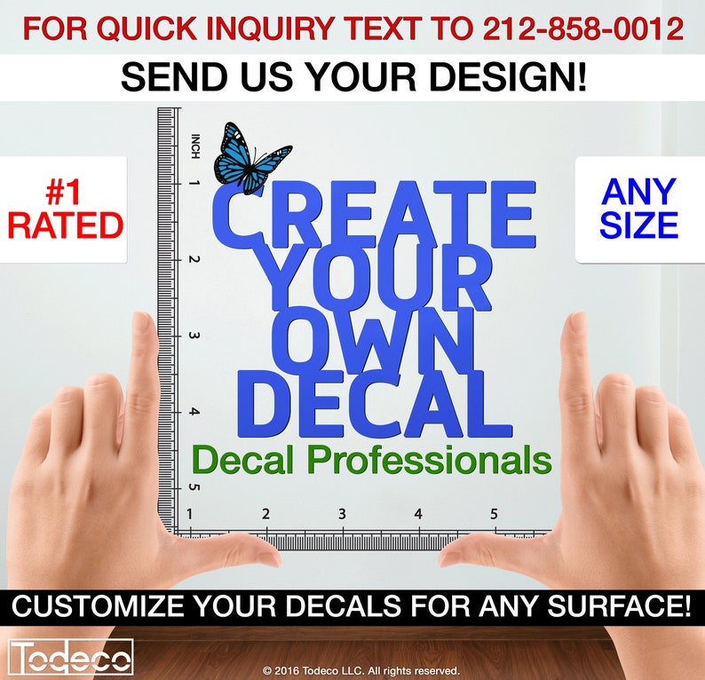 Custom Wall Decal  Create Your Own Decal  Custom Decal
