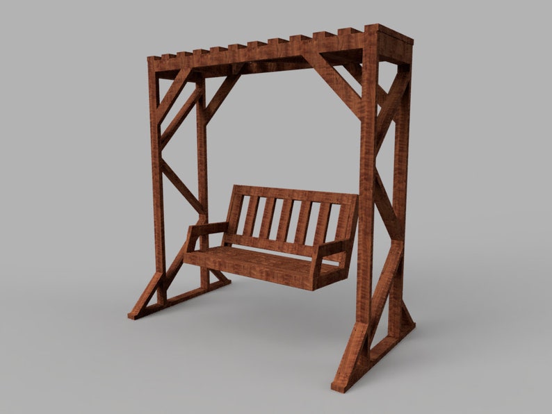 DIY 2×4 Bench Swing and Frame Plans