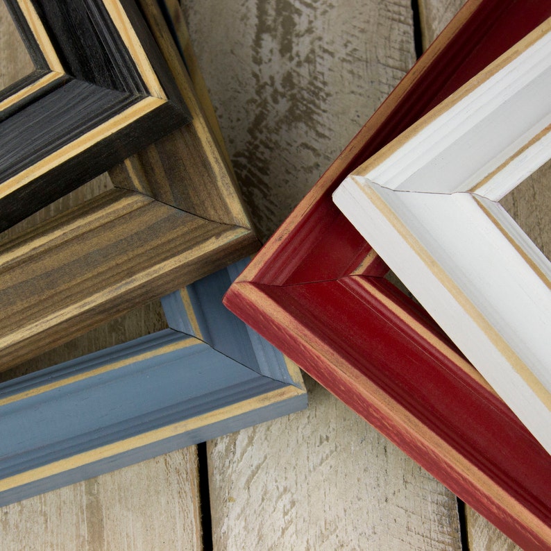 Distressed Frame Classic Picture Frame Rustic Picture Frame