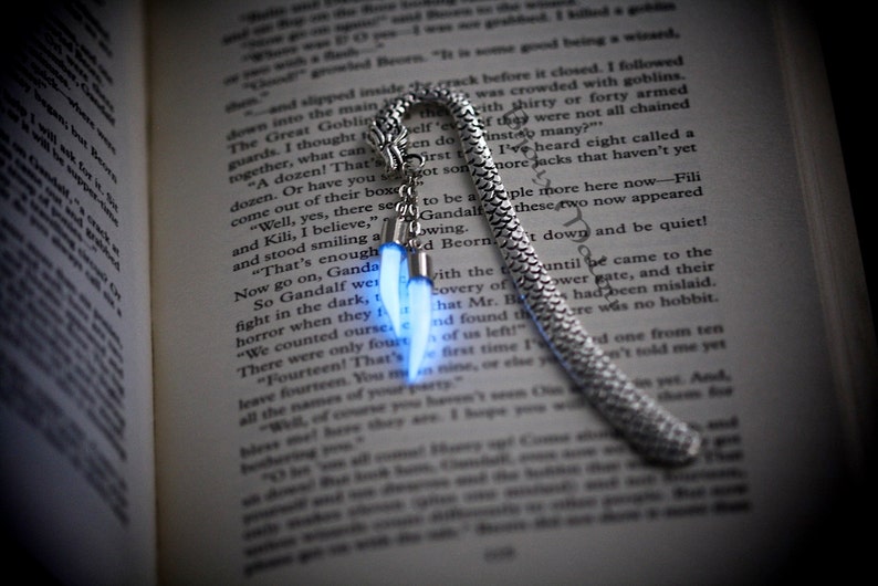 Dragon Bookmark Glow in the Dark Dragon Claws Dragon Tooth