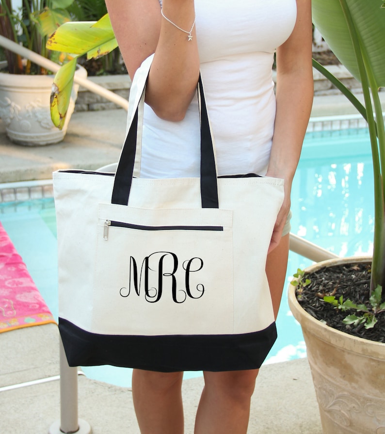 Monogram  Bag Heavy tote bag  zippered main compartment