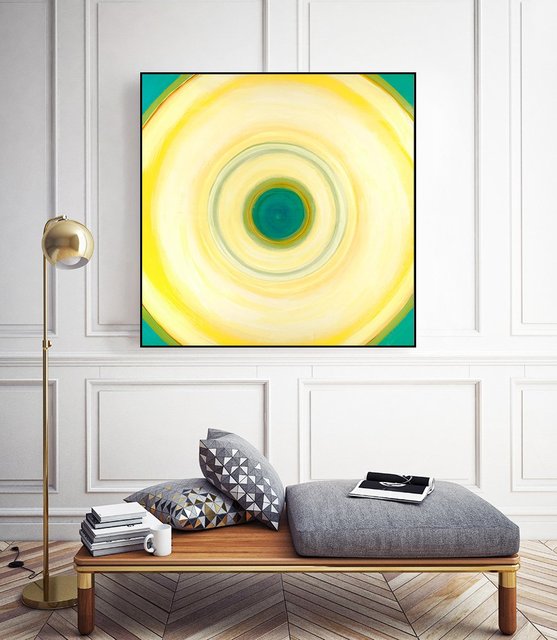 “Soft Focus” Art Block Framed Canvas  by Giant Art