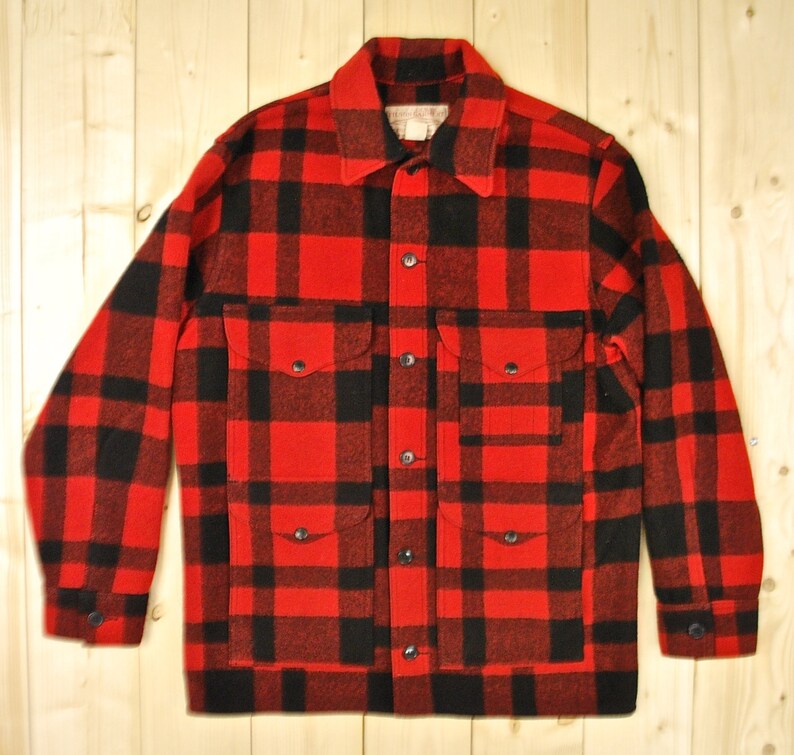 Vintage 1960's/70's Buffalo Plaid FILSON MACKINAW » Petagadget