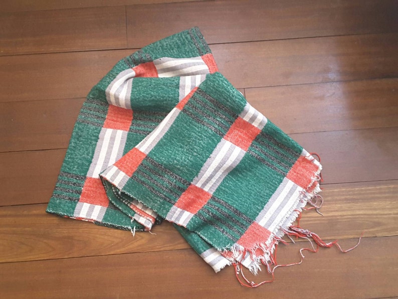 Vintage Cotton Woven Blanket 140-190 cm