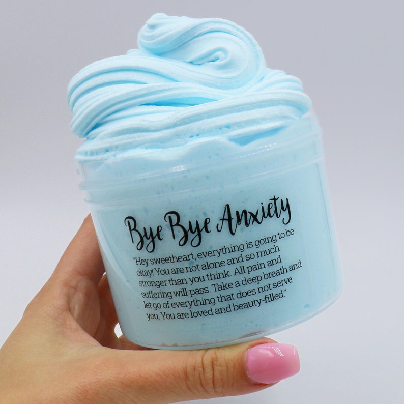 Anxiety Relief Therapy Dough Aromatherapy Slime Blue Butter