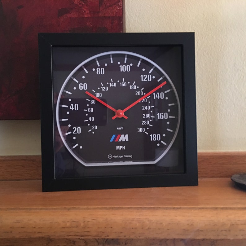 BMW E46 M3 Speedometer Wall/Shelf Clock