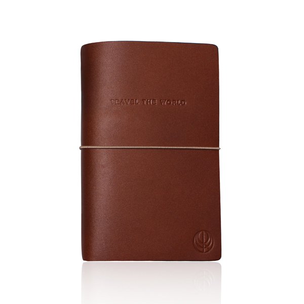 BROWN TRAVEL THE WORLD Notebook