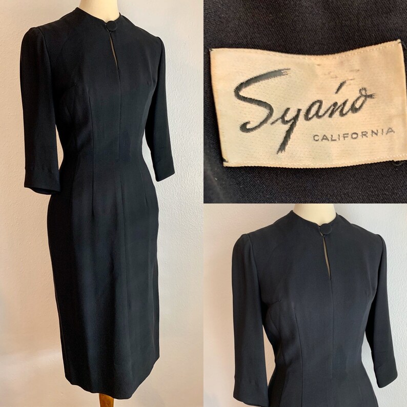 Black Syano California Wiggle Dress