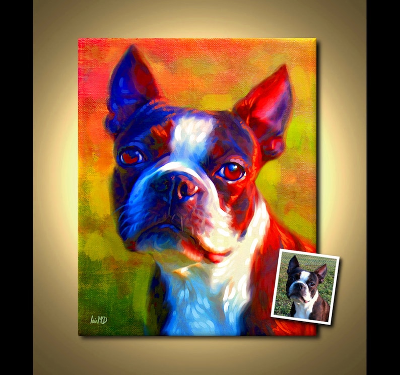 Custom Pet Portrait  your pet my crazy RISK FREE portrait