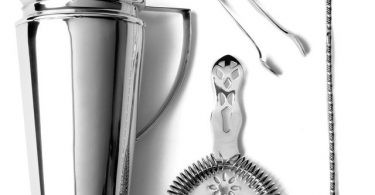 Hukin & Heath Silver Plated Cocktail Set