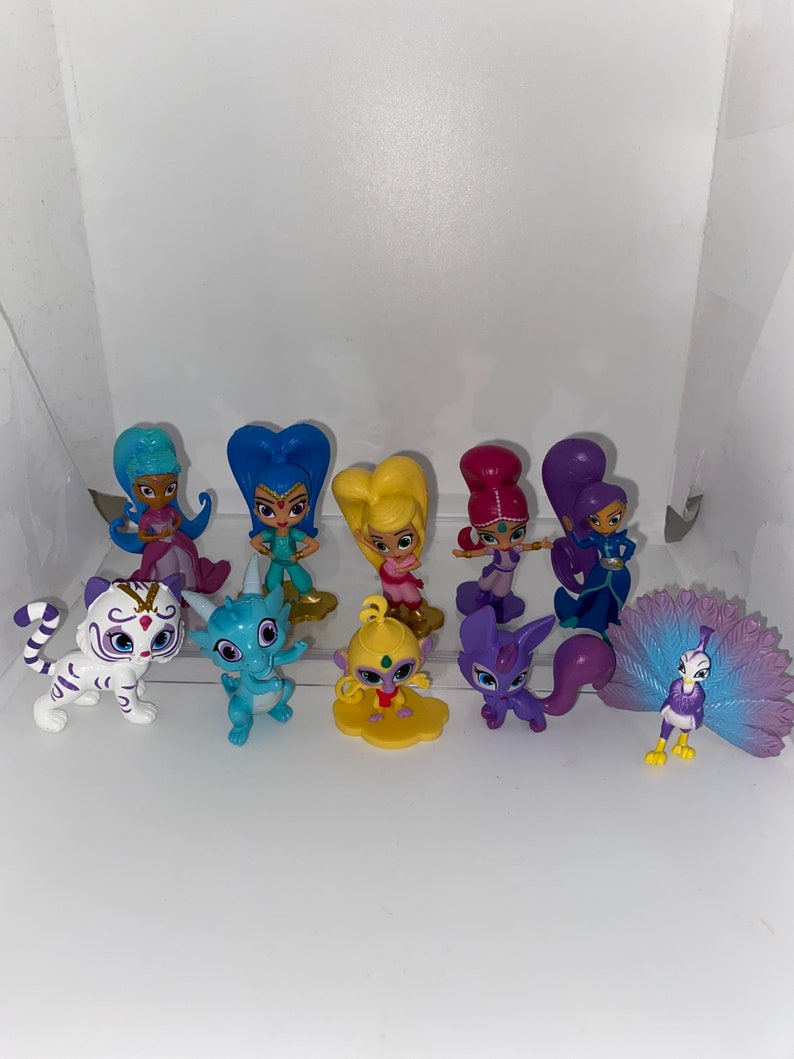 Mister A Gift Nickelodeon Shimmer and Shine set of 10 plastic