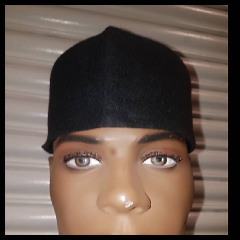 New Elegant Igbo Traditional Cap Black Adult