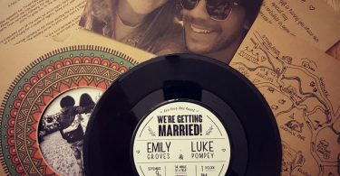 Personalised Real 7 Inch Vinyl Record Wedding / Birthday