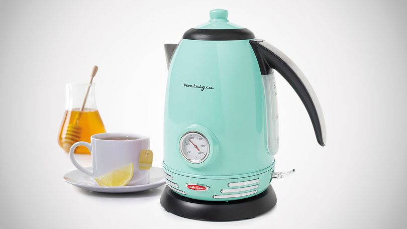 Retro Stainless Steel Electric Water Kettle