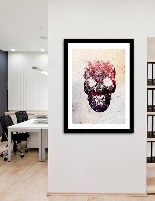 Skull, Fine Art Print by Ali Gulec