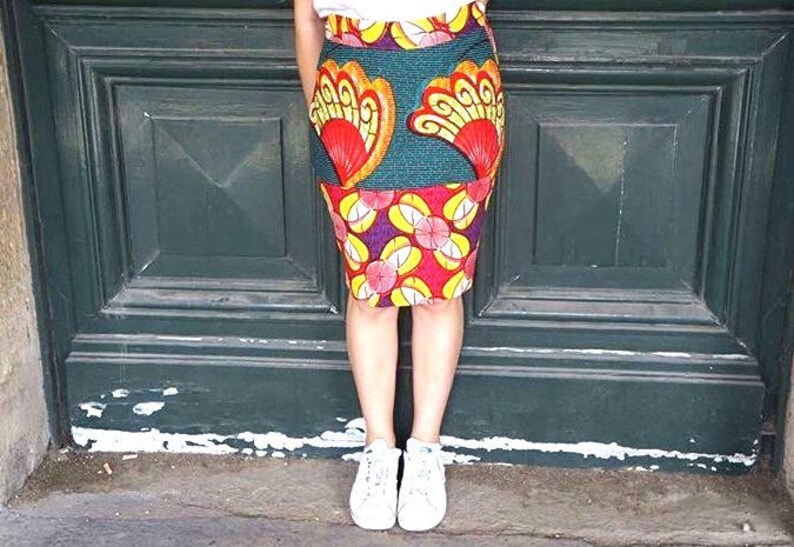 Wax pencil skirt