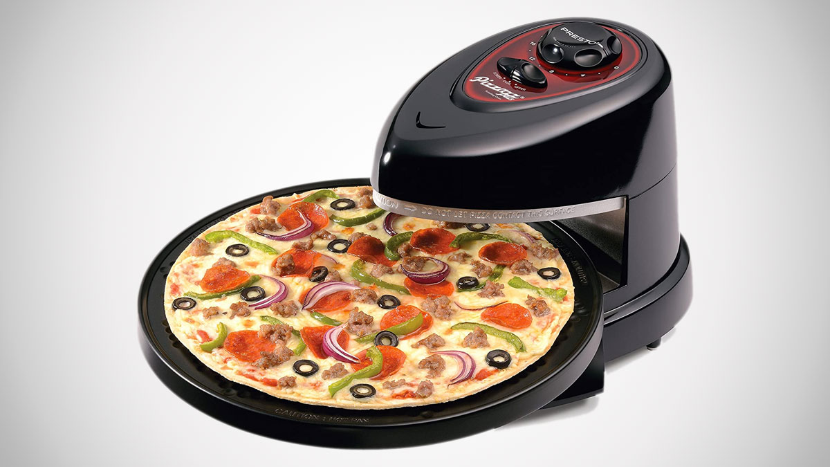 Pizzazz Plus Rotating Pizza Oven » Petagadget